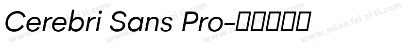 Cerebri Sans Pro字体转换